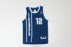 Maillot De Basket Oklahoma City Thunder StevenAdams 12 Tissus Sportif Fans Edition Marine